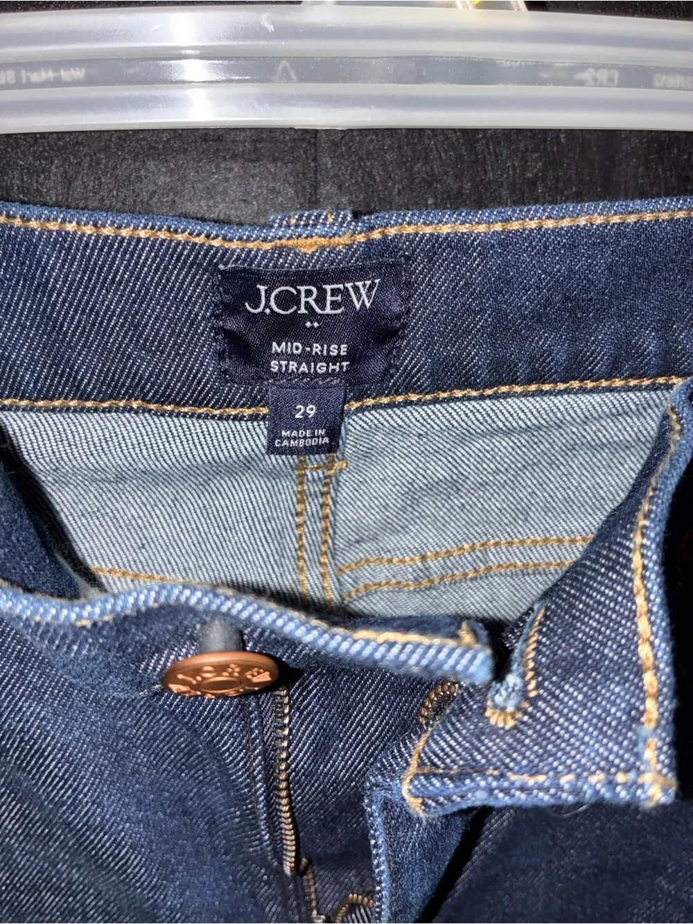 J. Crew Men’s Indigo Straight-Leg Jeans